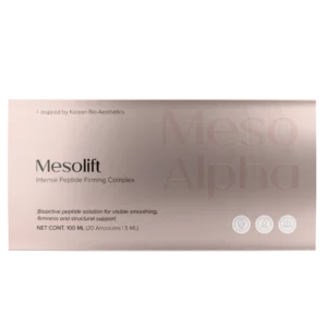 Envase de Mesolift, complejo bioactívo Meso Alpha para suavizado y renovación del rostro